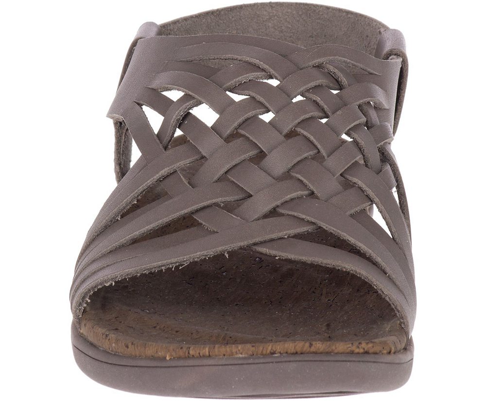 Sandały Merrell Damskie Szare - District Mahana Backstrap - 891340-PTU